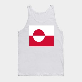 Greenland flag Tank Top